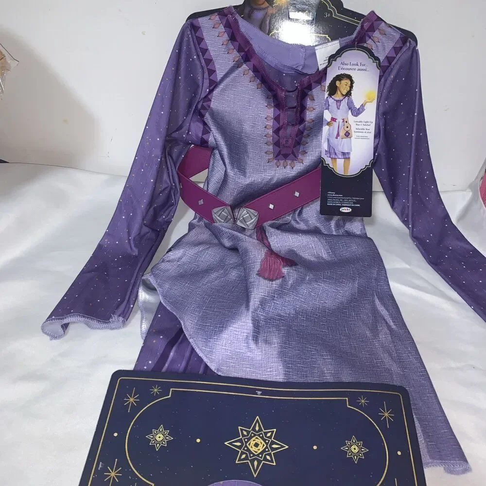 NWT Disney Wish Movie Asha’s Adventure Costume Dress Child Size Small 4-6x